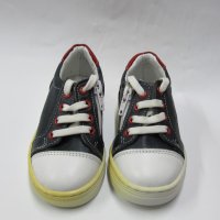 Бебешки спортни обувки PONKI естествена кожа синьо, снимка 1 - Детски обувки - 24447392