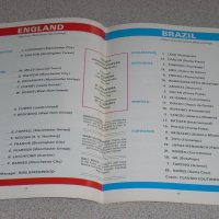 Англия - Бразилия оригинална футболна програма от 1978 г. - Зико, Кевин Кийгън, снимка 6 - Други ценни предмети - 19924467