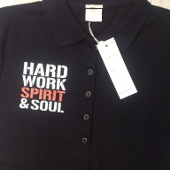 Мъжка блуза с къс ръкав HARD WORK SPIRIT & SOUL, снимка 13 - Блузи - 14583209