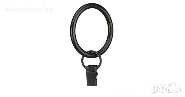  Пръстени за завеса с щипки, 7бр.Umbra, снимка 1