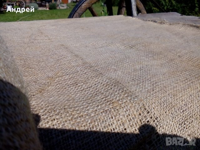 Стар конопен плат,платно,зебло #2, снимка 4 - Антикварни и старинни предмети - 25946930