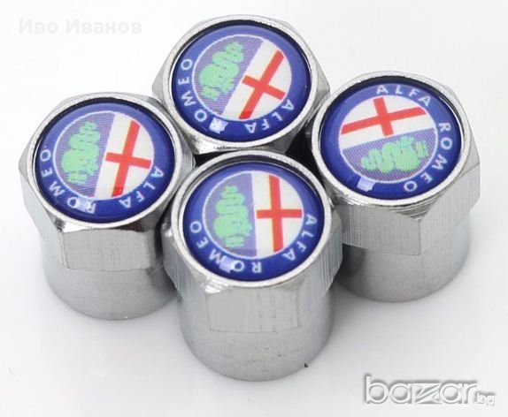 Капачки за винтил –MINI COOPER,ALFA ROMEO,SAAB,OPEL,BMW,RENAULT, снимка 2 - Аксесоари и консумативи - 18603402
