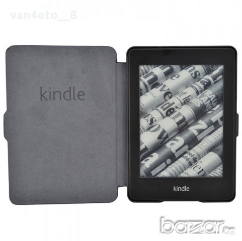 Калъф за Kindle Paperwhite 4 2018, 10th - 2019, 11th - 2022 и Kindle Paperwhite 5 с лого, снимка 4 - Електронни четци - 10812458