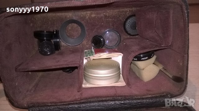 quarz 5 made in ussr-ретро камера с кожен кобур-22х29х12см, снимка 17 - Камери - 25330781