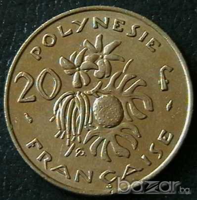 20 франка 1975, Френска Полинезия, снимка 1 - Нумизматика и бонистика - 7549156