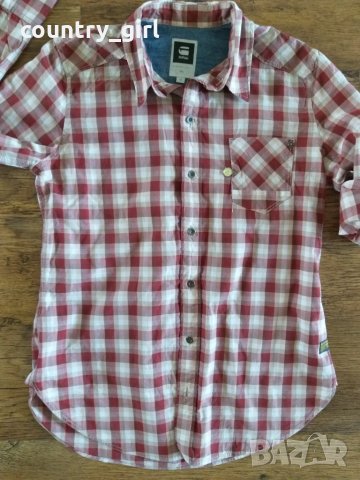g-star legion straight check shirt - страхотна дамска риза, снимка 5 - Ризи - 26080165