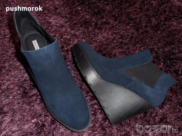 Calvin Klein Jeans Sydney suede, снимка 6 - Дамски боти - 19989844