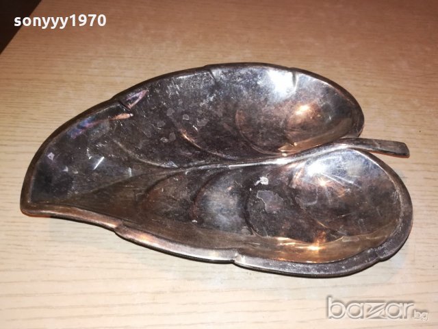 ретро колекция с форма на листо-25х19х3см-внос швеицария, снимка 5 - Колекции - 20801016