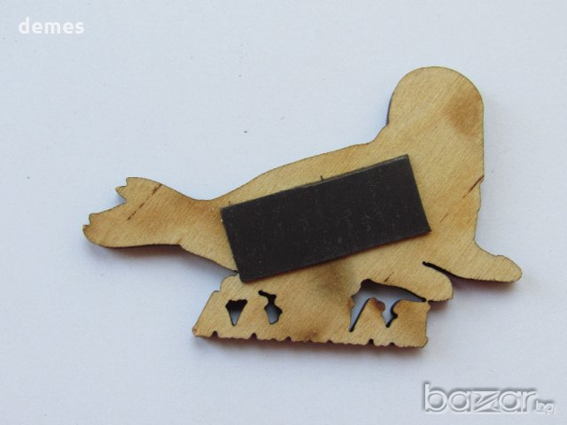 Автентичен дървен магнит от езерото Байкал, Русия-серия-15, снимка 3 - Други ценни предмети - 21124894