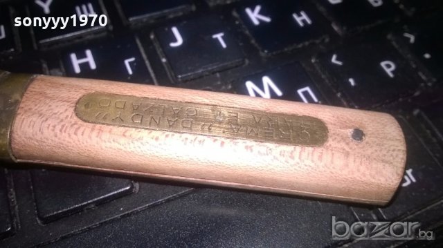 ретро комплект-нож+вилица-дърво/мед/месинг-25см, снимка 13 - Колекции - 19735643