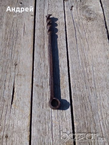 Старинен свредел,свърдел, снимка 5 - Антикварни и старинни предмети - 16615385