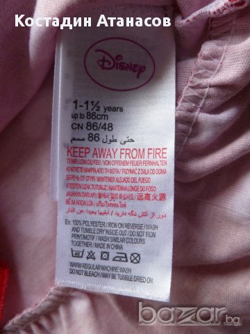 Disney Minnie Mouse / Дисни Мини Маус нощница 12-18 месеца , снимка 4 - Други - 17776057