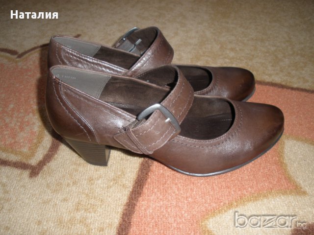 Дамски обувки от естествена кожа. Кафяви. Размер 39. , снимка 2 - Дамски ежедневни обувки - 14244569