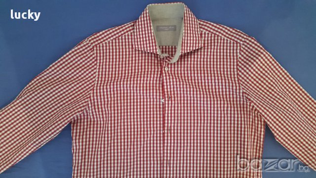 Италиянска риза с дълъг  ръкав ALDABERTO SPINA , снимка 3 - Ризи - 13144069