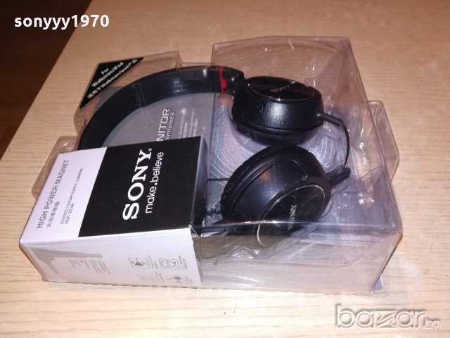 sony black headphones-нови, снимка 2 - Слушалки и портативни колонки - 21368019
