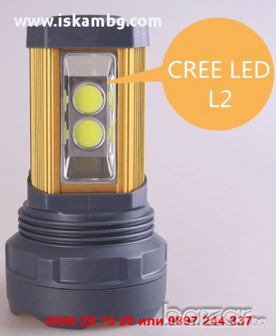 Мощен охранителен фенер 15W AT-198, снимка 9 - Къмпинг осветление - 12392089