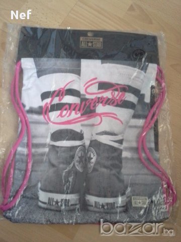  Мешка Converse Gym Sack с джоб с цип , снимка 5 - Чанти - 12982622