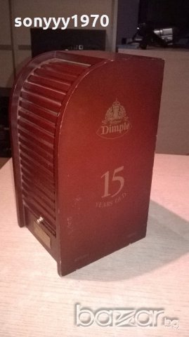 dimple-дървена кутия с ролетно отваряне-внос швеицария, снимка 12 - Антикварни и старинни предмети - 19089363