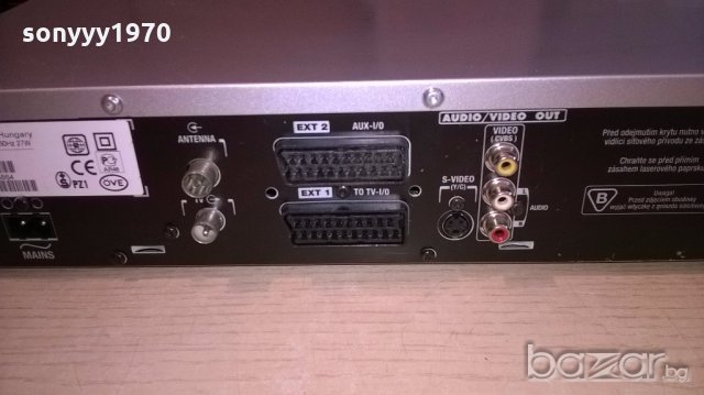 philips dvdr 75/021-dvd recorder-внос швеицария, снимка 16 - Ресийвъри, усилватели, смесителни пултове - 18424635