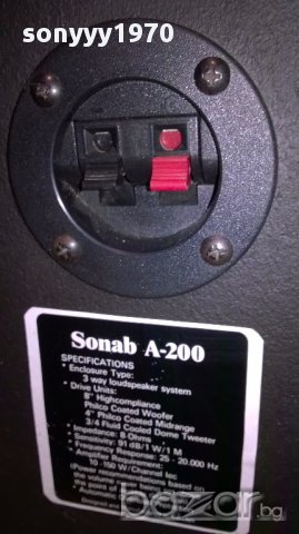 sonab a-200-8ohms/2х150watts made in sweden-внос англия, снимка 12 - Ресийвъри, усилватели, смесителни пултове - 12660322