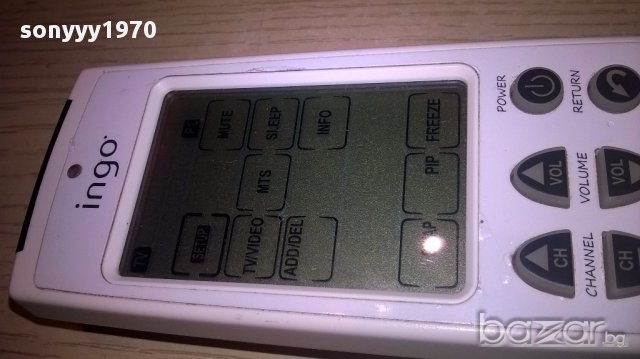 Ingo remote-с активен дисплеи-внос швеицария, снимка 6 - Ресийвъри, усилватели, смесителни пултове - 16482785