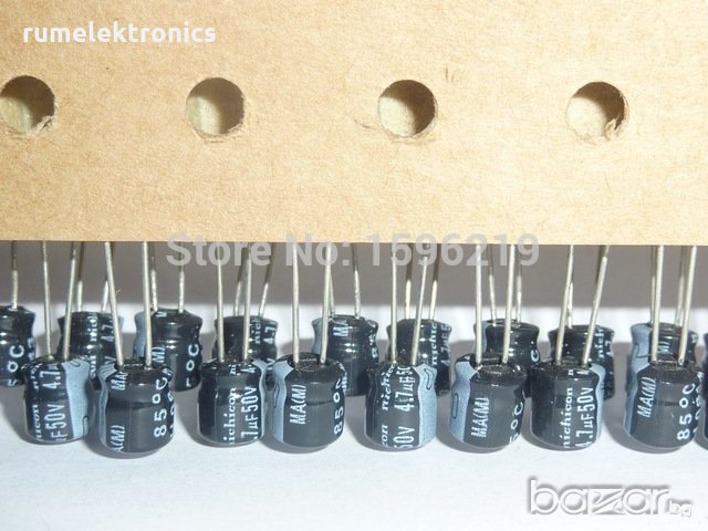 4,7uf 50V, снимка 1 - Друга електроника - 20026473