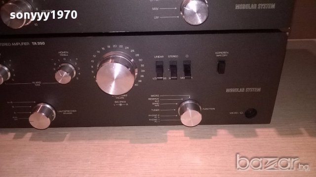 telefunken-tuner+deck+amplifier-ретро комплект-внос швеицария, снимка 12 - Ресийвъри, усилватели, смесителни пултове - 17998705