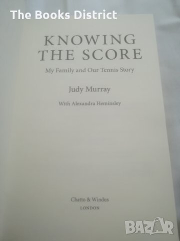 Книга Judy Murray - Knowing The Score, снимка 3 - Специализирана литература - 25998799