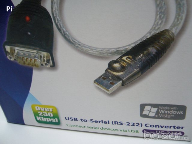 Конвертор USB към com Port RS232, usb to Serial rs-232, снимка 10 - Кабели и адаптери - 17291549