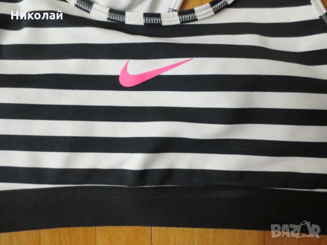 Nike Pro Classic Stripe Mezzo Bra , снимка 6 - Корсети, бюстиета, топове - 25989271