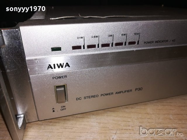 ПОРЪЧАНО-aiwa-power ampli-стъпало-made in japan-внос швеицария, снимка 6 - Ресийвъри, усилватели, смесителни пултове - 21114011