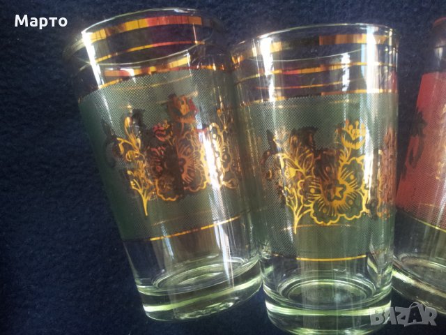 комплект 6 чаши в три цвята ракиени, снимка 5 - Чаши - 24010305