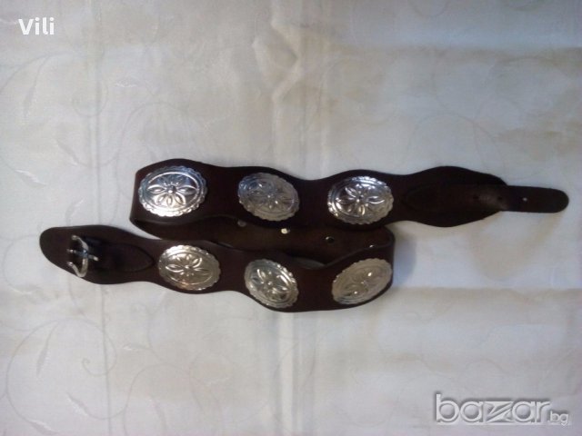 Дамски колан - естествена тележка кожа - като нов !, снимка 2 - Колани - 15839563