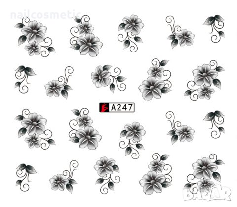 Водни стикери за маникюр, снимка 9 - Декоративна козметика - 25749870