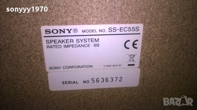 sony ss-ec55s/6ohm-2бр тонколони-31х21х21см-внос франция, снимка 12 - Тонколони - 22892257