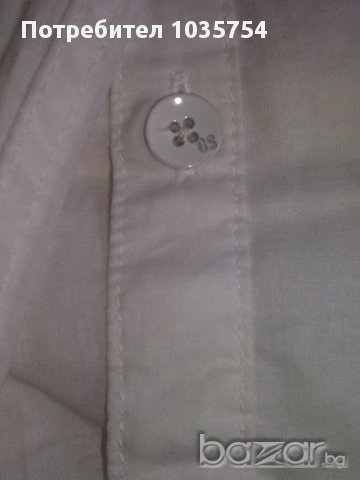 Нова бяла риза G-Star New Luxor Crush Shirt, оригинал , снимка 5 - Ризи - 10992383
