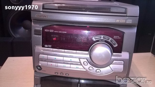 Aiwa nsx-s23 cd/tuner/aux/ampli/deck-внос швеицария, снимка 5 - Ресийвъри, усилватели, смесителни пултове - 14434960