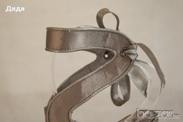 Елегантни кафяви високи сандали на ток марка Furiezza - 39, снимка 8 - Сандали - 14571330