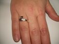 сребърен пръстен "кибритена клечка", снимка 4