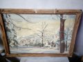 стара картина-пейзаж, снимка 6