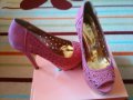 Обувки на висок ток- розови, снимка 6