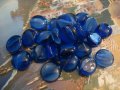 " Тъмно синъо " - стъклени перли, снимка 3