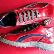 Детски обувки Geox, лачена повърхност, номер 35, червени, снимка 7 - Детски маратонки - 12863541