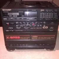 sharp gx-cd60h cd/deck/tuner/amplifier/aux-внос швеицария, снимка 2 - Ресийвъри, усилватели, смесителни пултове - 23119959