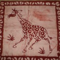  Калъфка за възглавница в техника батик-жираф, снимка 9 - Спално бельо - 18128354
