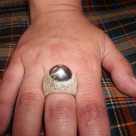 сребърен пръстен, снимка 4 - Пръстени - 7736144