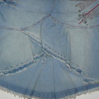Дънкова пола – Design Jeans – L размер, снимка 8 - Поли - 22449122