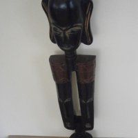  Мъжка и женска фигура Ашанти, Гана, снимка 8 - Колекции - 23589746