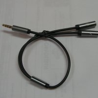3.5 mm разклонител за слушалки, снимка 1 - Слушалки за компютър - 25354087