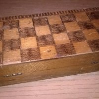 стар шах 17х17см-дървен, снимка 15 - Колекции - 19547537